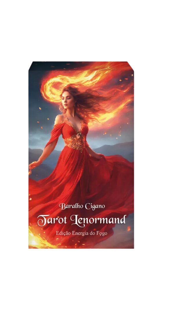 Baralho cigano Lenormand Edição Energia do fogo 36 cartas- Caminho Luminar - Image 2
