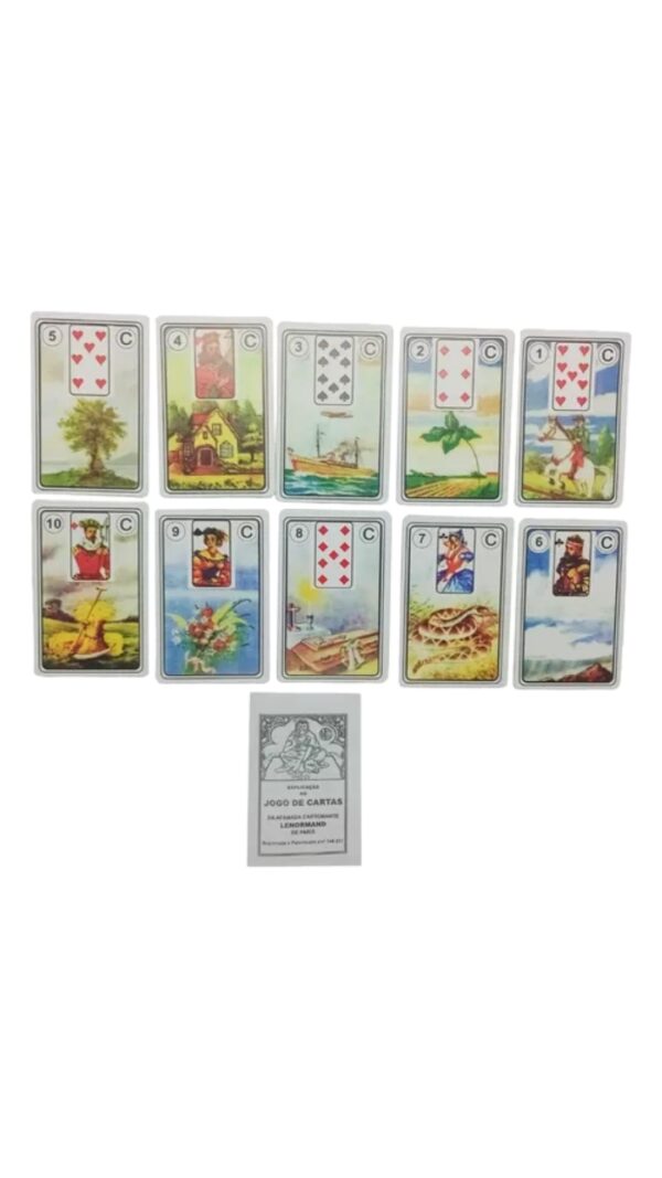 Cartomancia Lenormand – Simples | Baralho Cigano 36 Cartas + Manual Explicativo - Image 4