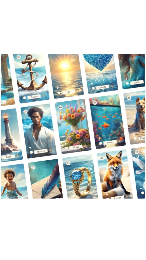 Baralho cigano Lenormand Edição Imperio das águas 36 cartas- Caminho Luminar - Image 6