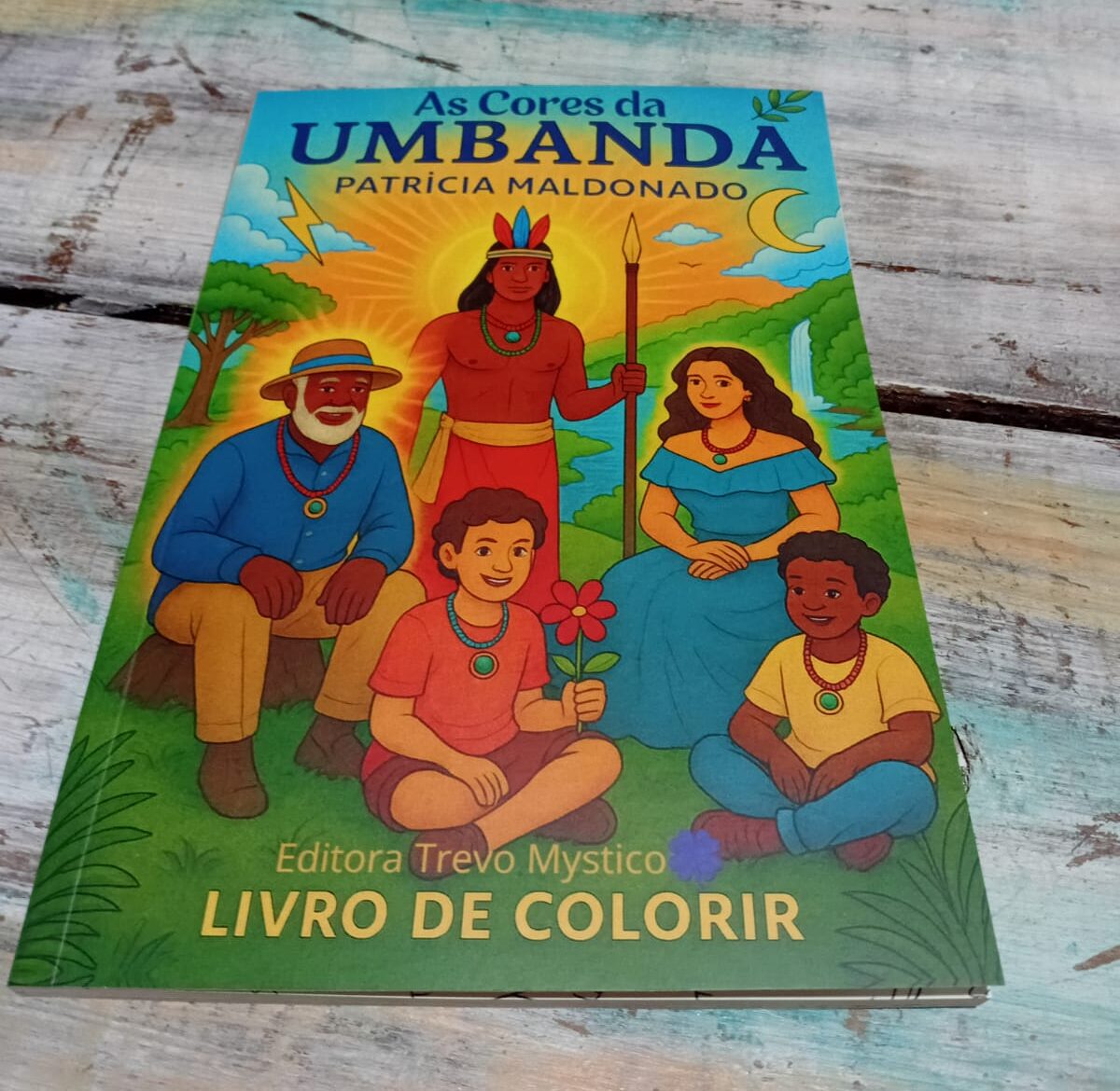 LIVRO AS CORES DA UMBANDA. LIVRO DE COLORIR