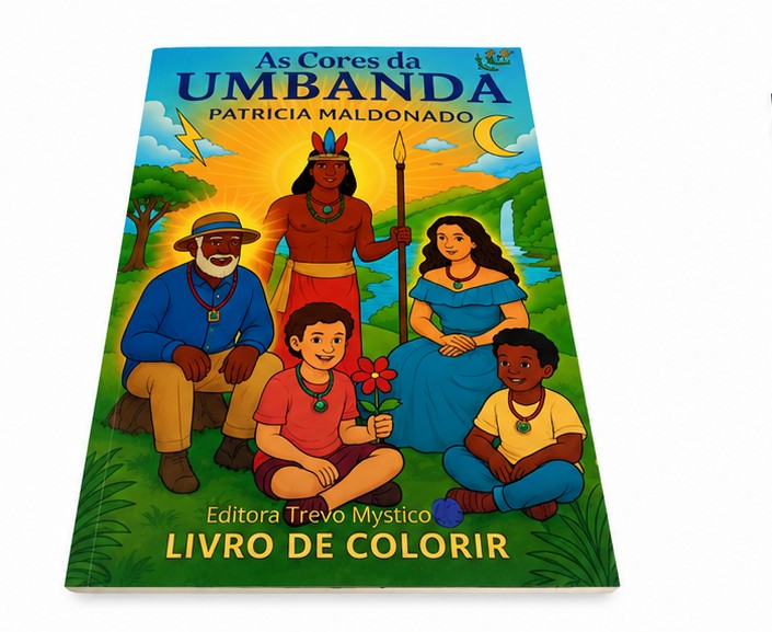 LIVRO AS CORES DA UMBANDA. LIVRO DE COLORIR