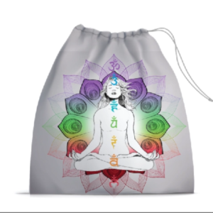 SACOLINHA PORTA ORÁCULOS 7 CHAKRAS  / BARALHO CIGANO E TARÔ