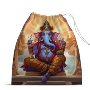 SACOLINHA PORTA ORÁCULO GANESHA / BARALHO, TARÔ